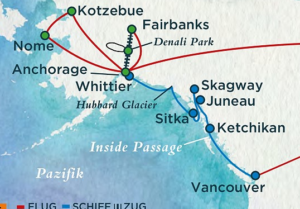 Kombinationsreise Alaska 18.06.-07.07.2017