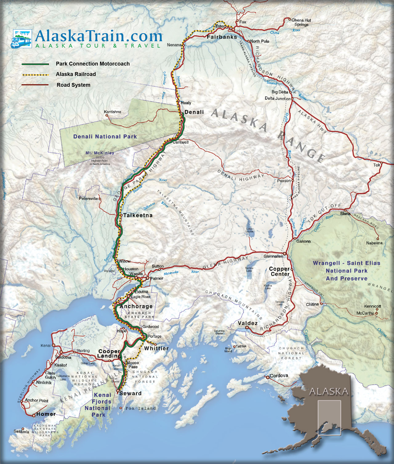 Alaska Denali Anchorage Vancouver Luxusseereise 3 Tage alaska-denali-anchorage-vancouver-luxusseereise-3-tage