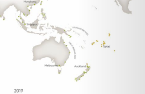 Pazifik, Neuseeland,Australien und Asien bis Dubai zurück!