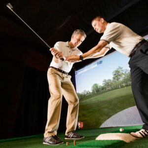 Training am Golfsimulator